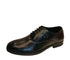 Russellen Brown-round toe oxford formal shoes